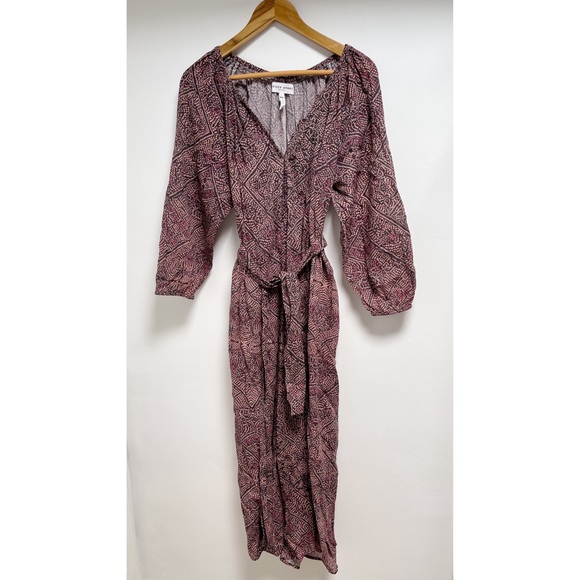 Apiece Apart Isla Multi Bandhani Dot Wide Leg Jumpsuit - Picture 1 of 2